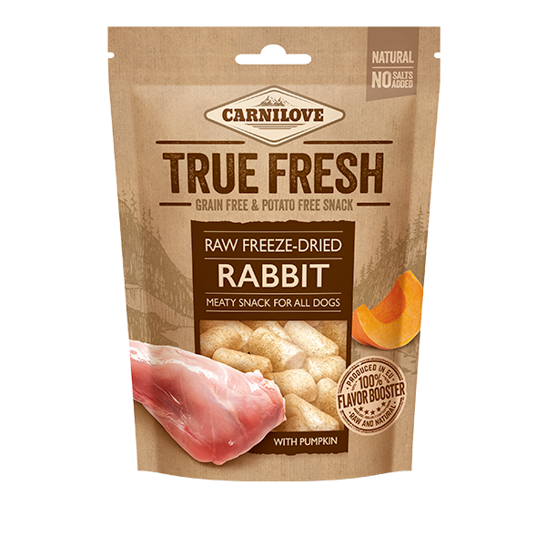 NEW True Fresh Freeze-dried snack Rabbit with Pumpkin