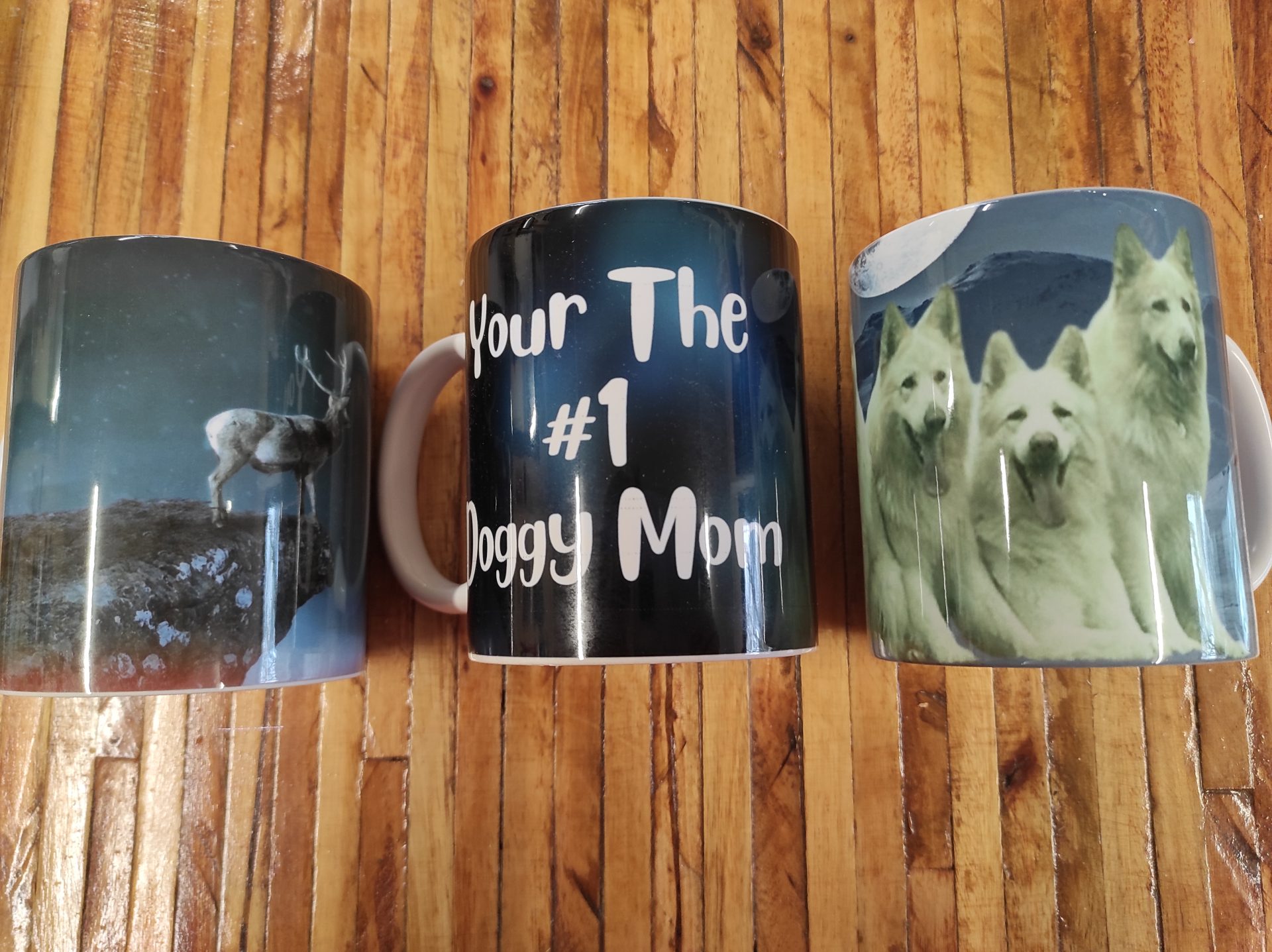 Photo of printed mugs